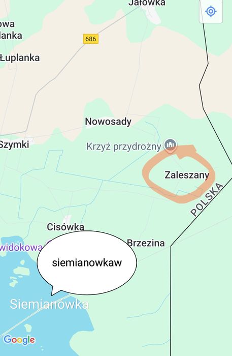 Sprzedam działle siedliskową 7 km od Siemianówki