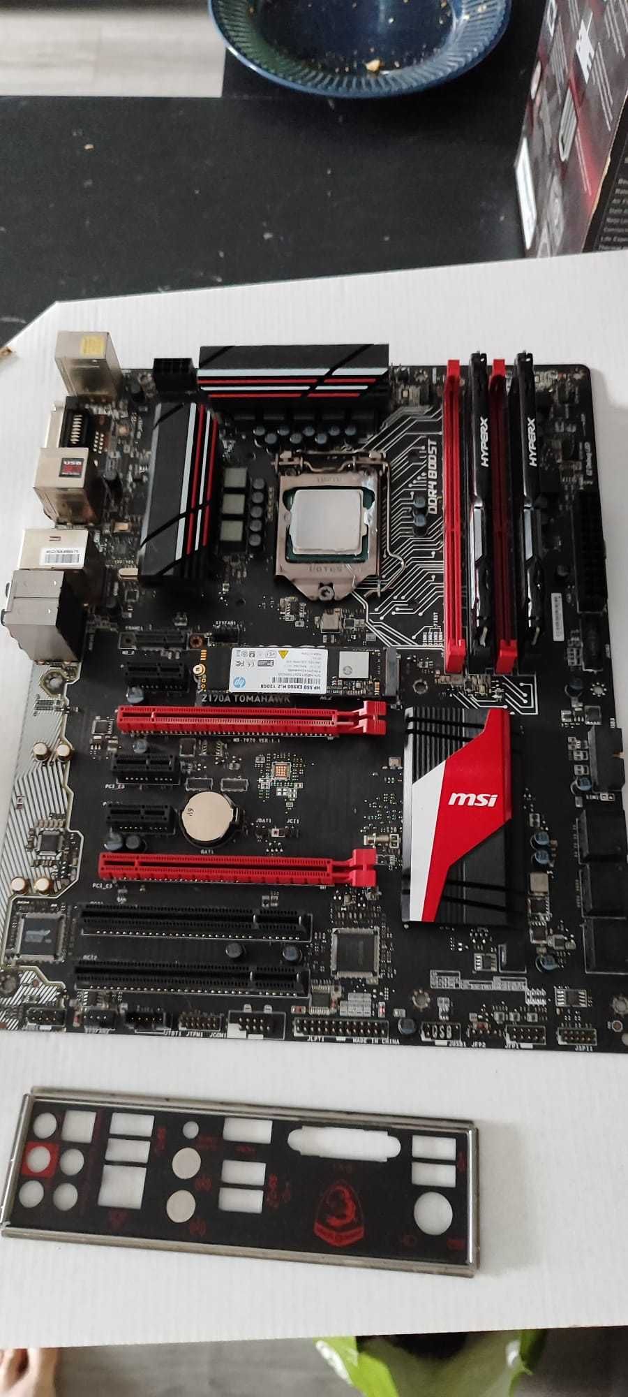 Płyta MSI Z170 Tomahawk + i5-6400 + 16GB ram DDR4 2133Mhz HyperX