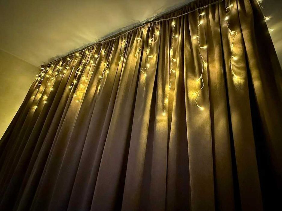 ŚWIATEŁKA Świąteczne 200 LED + 16 gratis Girlandy Baraw ciepła / zimna