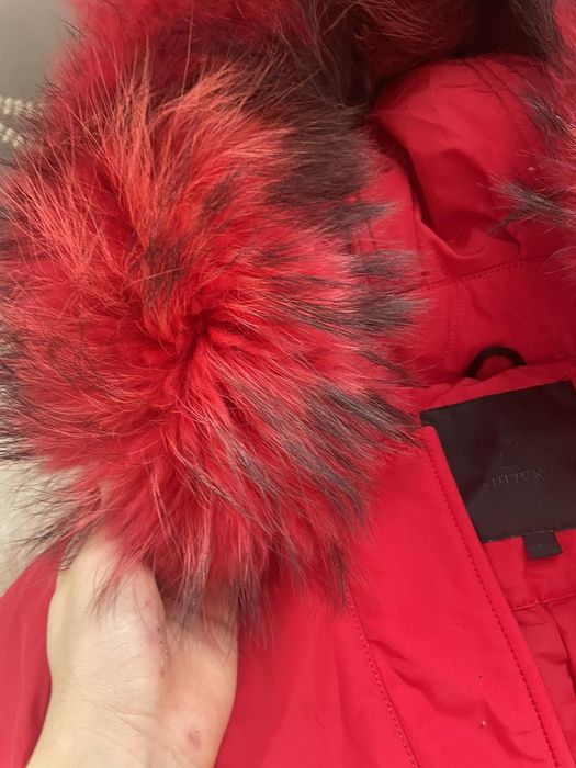 Парка з натуральним хутром