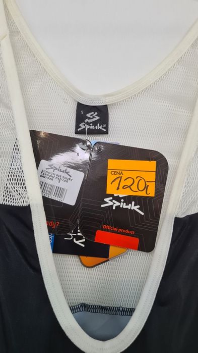Spodenki rowerowe SPIUK SUMMUM Bib short carboni pad LEG GRIPPER rozmS
