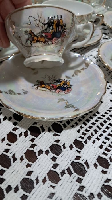 Serviço de chá antigo