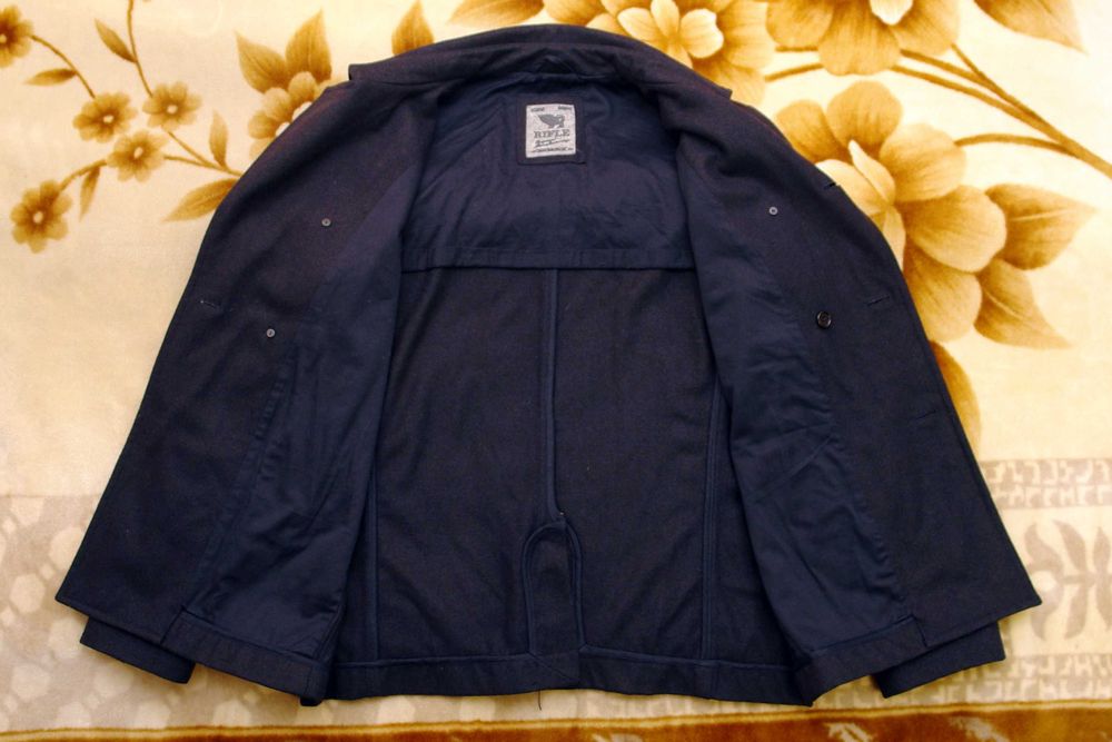 Полупальто бушлат Pea Coat Boomerang (L) Пуговицы с якорем. Rifle (XL)
