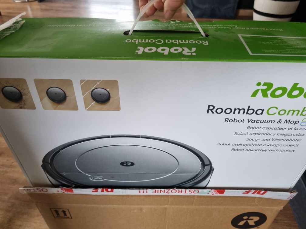 iRobot odkurzacz Roomba combo- jak nowa!