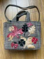 Vintage torebka shopperka tote bag never without coccinelle