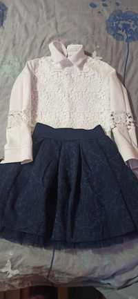 Блуза+ юбка для дівчинки