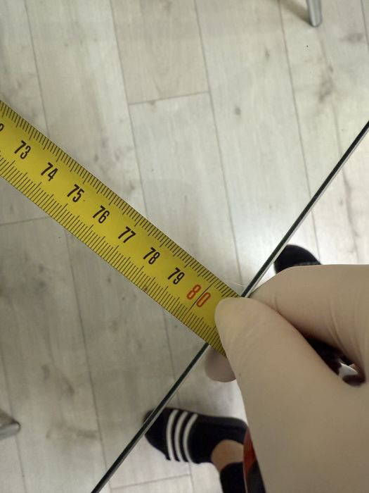 Стіл обідній  (скло+металеві хромовані ніжки)