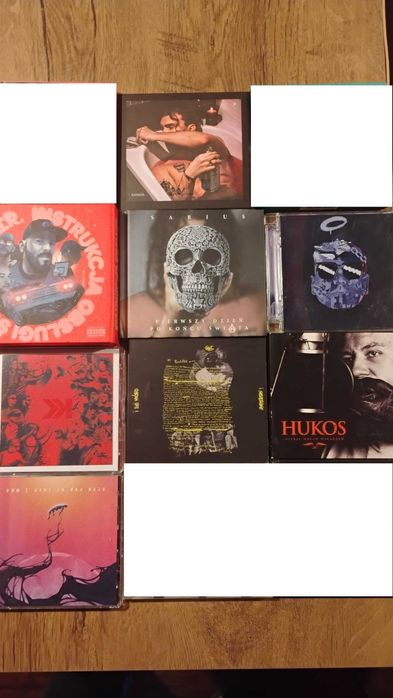 Płyty rap hip hop Sarius Rufuz Małach Kodex Mielzky Włodi Ero WSRH