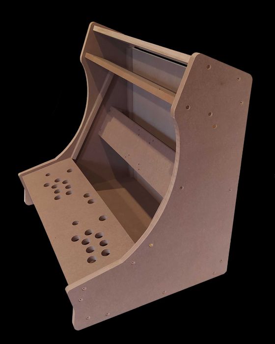 Bartop Arcade do złożenia 24" MDF 16mm automat retro MAME diy obudowa