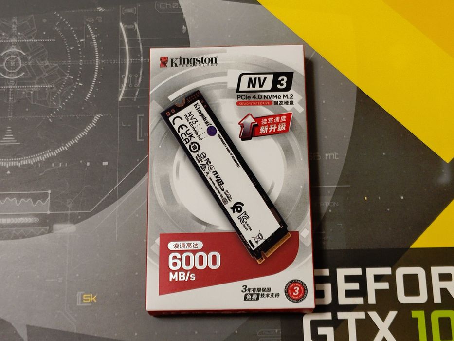 Швидкий SSD Kingston NV3 2TB m2 nvme новий PCIe 4.0 для ПК чи ноутбука