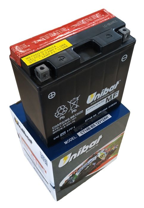 Akumulator Unibat AGM CT14B-BS YT14B-BS ET14B-BS 12Ah 210A 12V NOWY