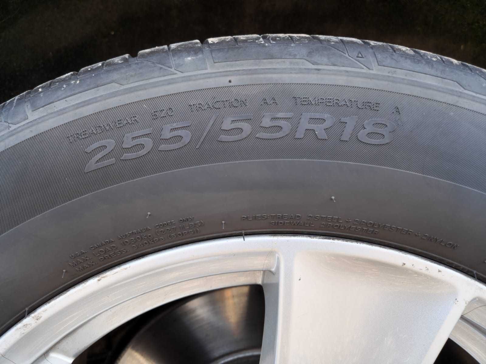 Opony 255/55 rozmiar 18" 4x4 do Suv z 2021r.