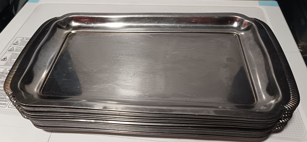 travessas em inox diversos tamanhos