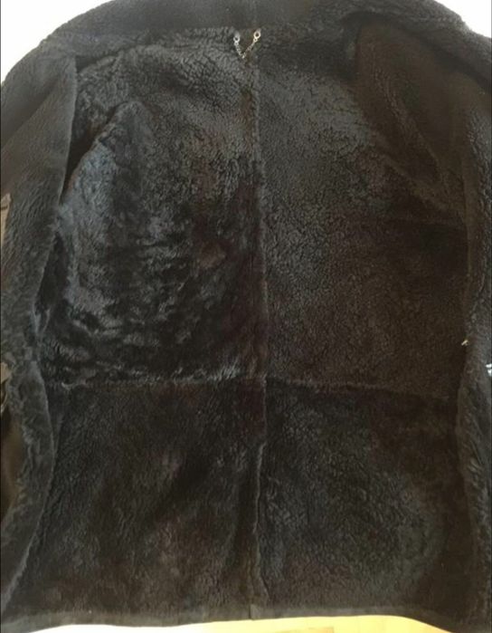 Мужская натуральная дублёнка XXL