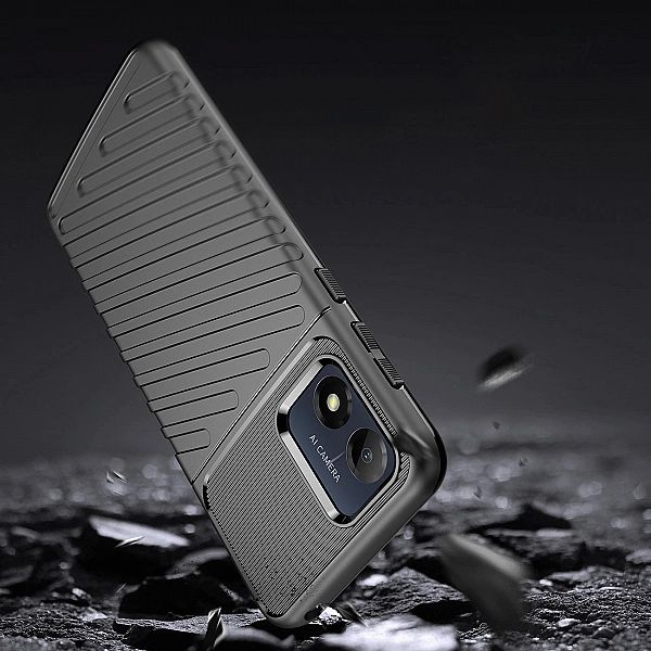 Thunder Case etui Motorola Moto E13 silikonowy pancerny pokrowiec czar