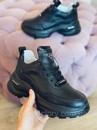 Жіночі кросівки на високій підошві Ditas, Чорні Код K-27 Black