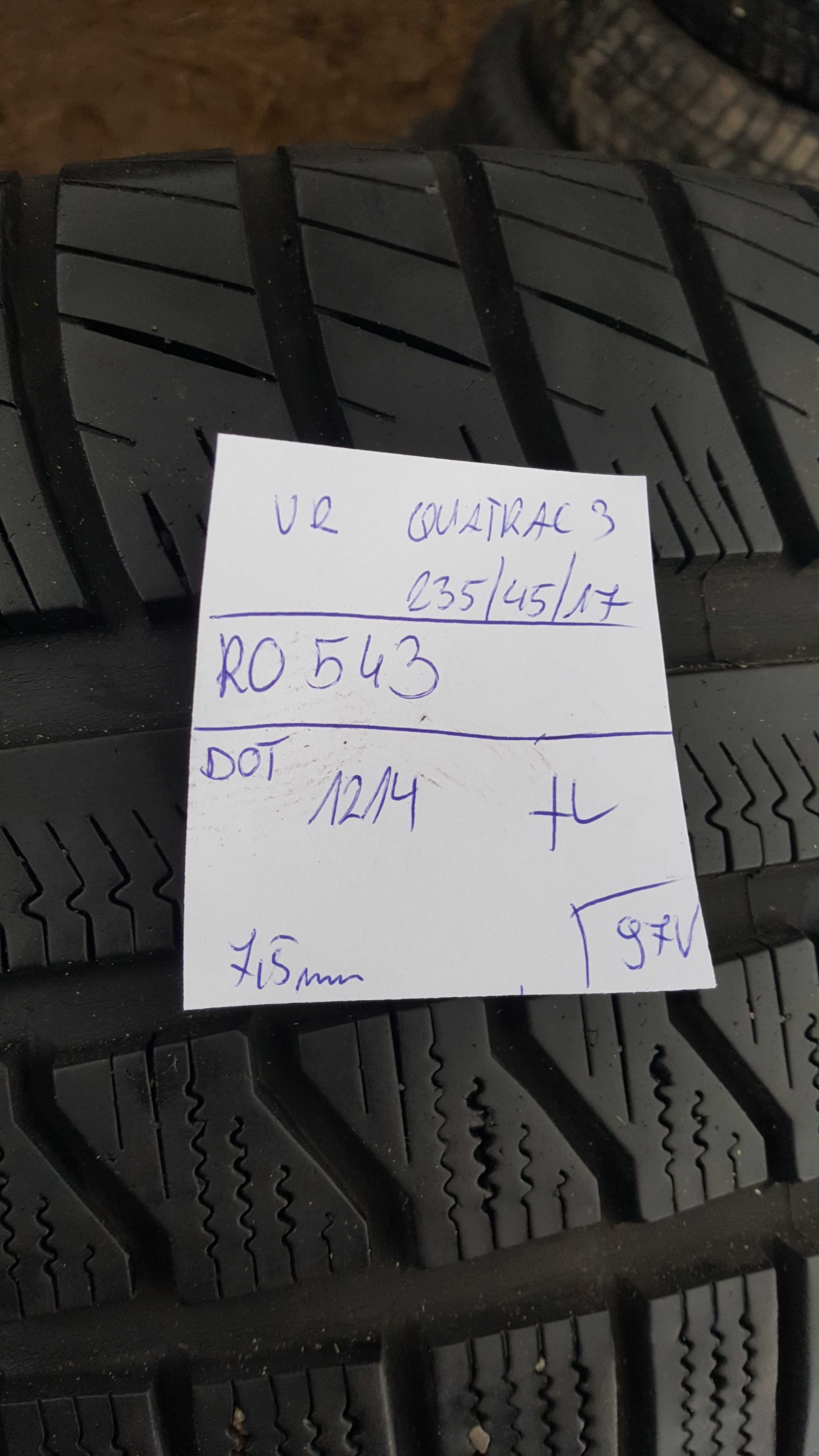 Vredestein 235/45 r17 Quatrac 3 XL /// 7,5mm!!!