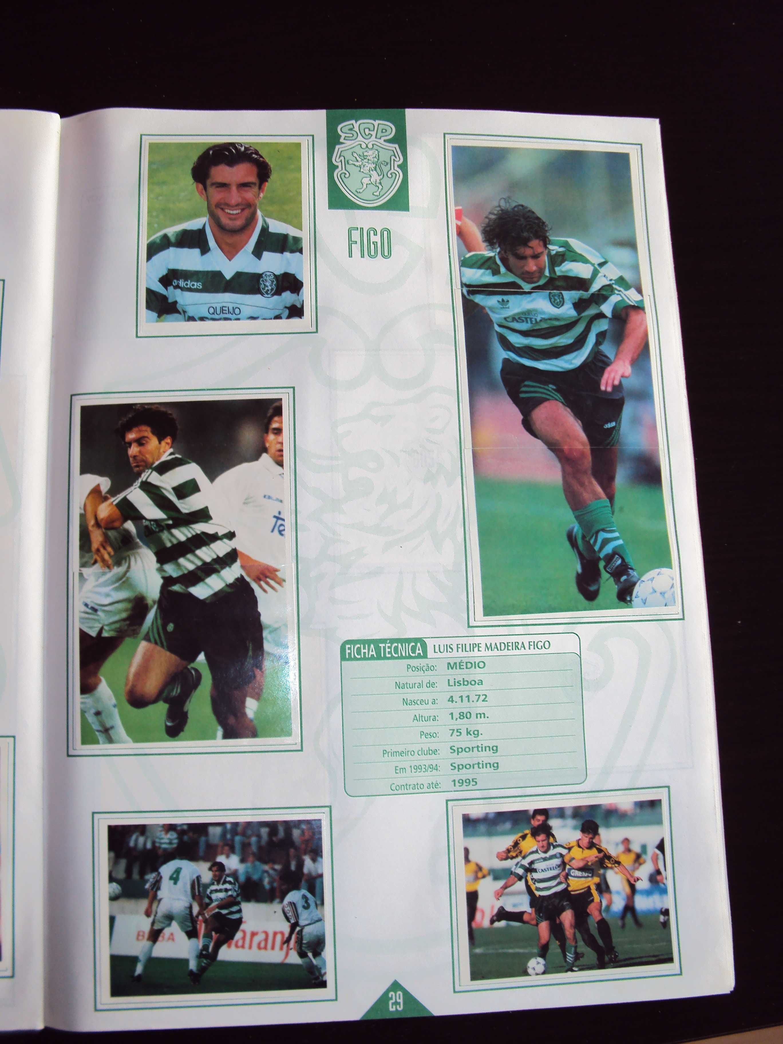 Caderneta Oficial Sporting 1906/1995 - Completa - Rara