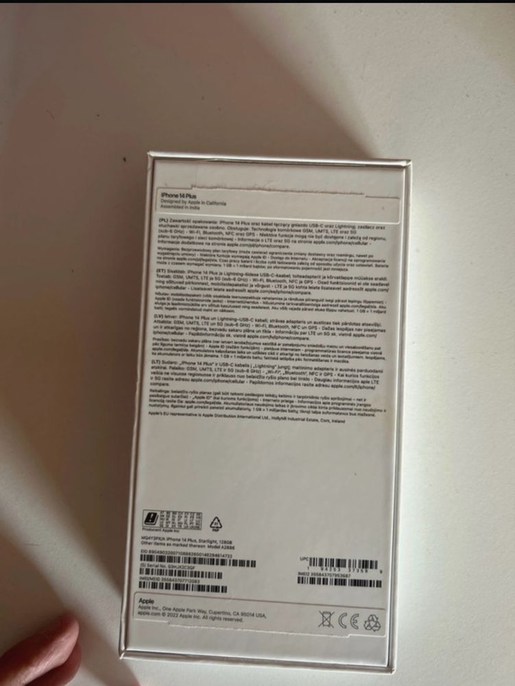 Iphone 14 plus Apple 128 GB