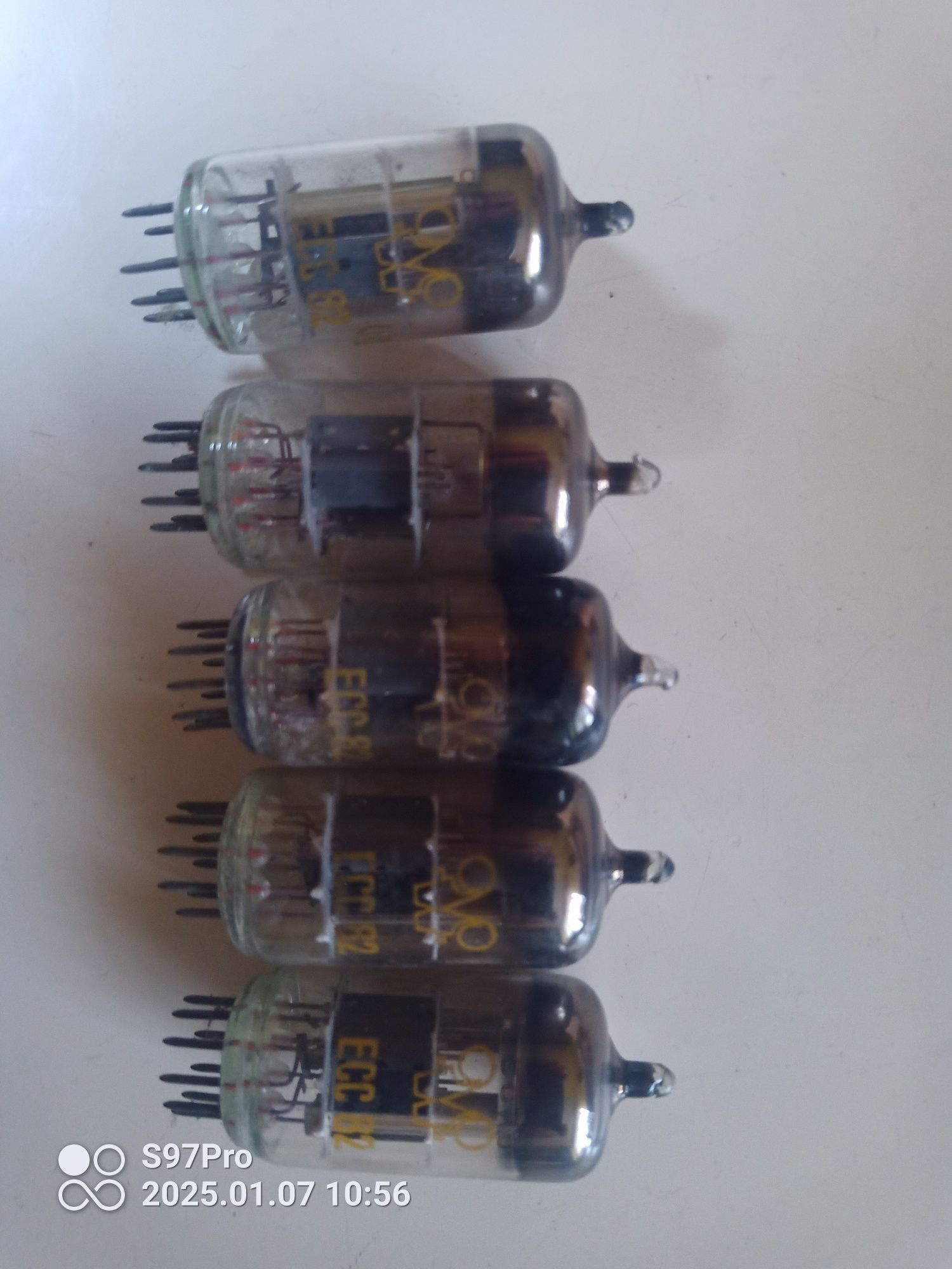 Lampy Elektronowa Ecc 82 5 sztuk używane