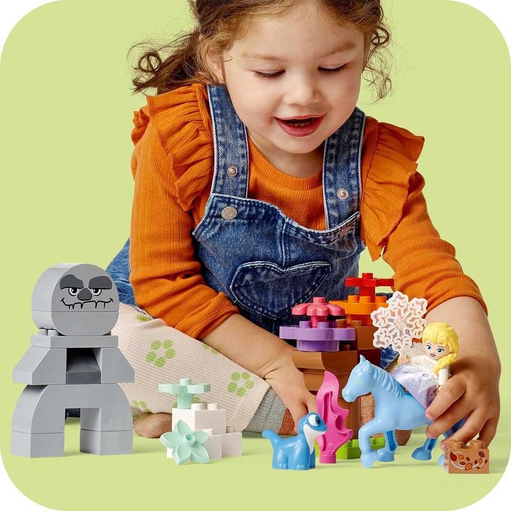 Klocki Lego Duplo Disney Frozen 10418 Elza i Bruni w zaczarowanym