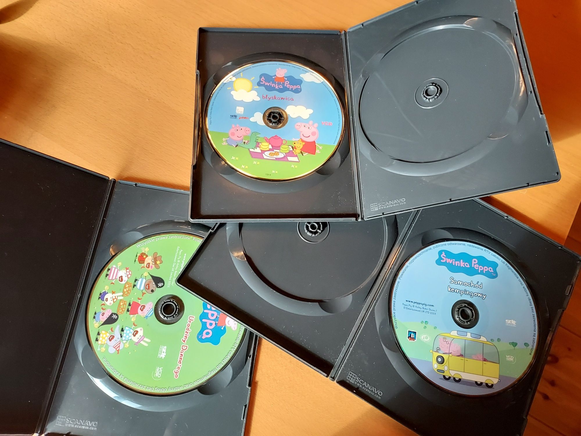 Bajki Świnka Peppa DVD 6 sztuk zestaw