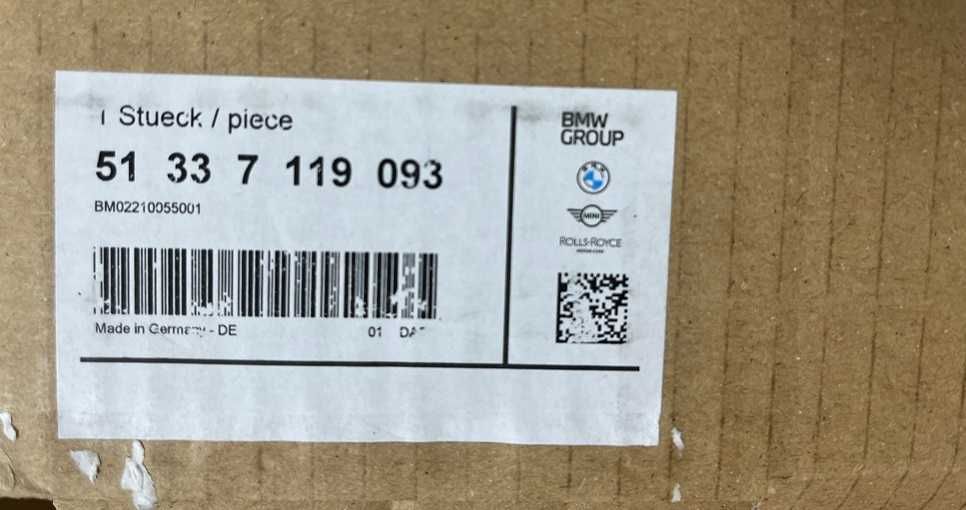 Uszczelka dolna drzwi lewa strona BMW Seria: 3' E92, E93 nr mag. 1/111