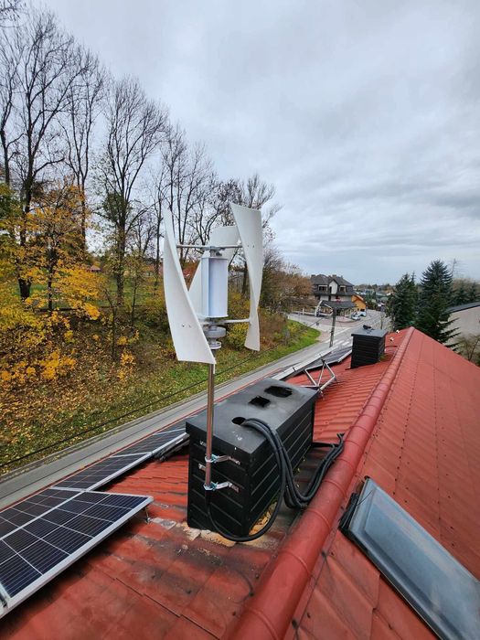 Magazyn energii Deye 10KWH/ Fotowoltaika 5KW/ Turbina wiatrowa
