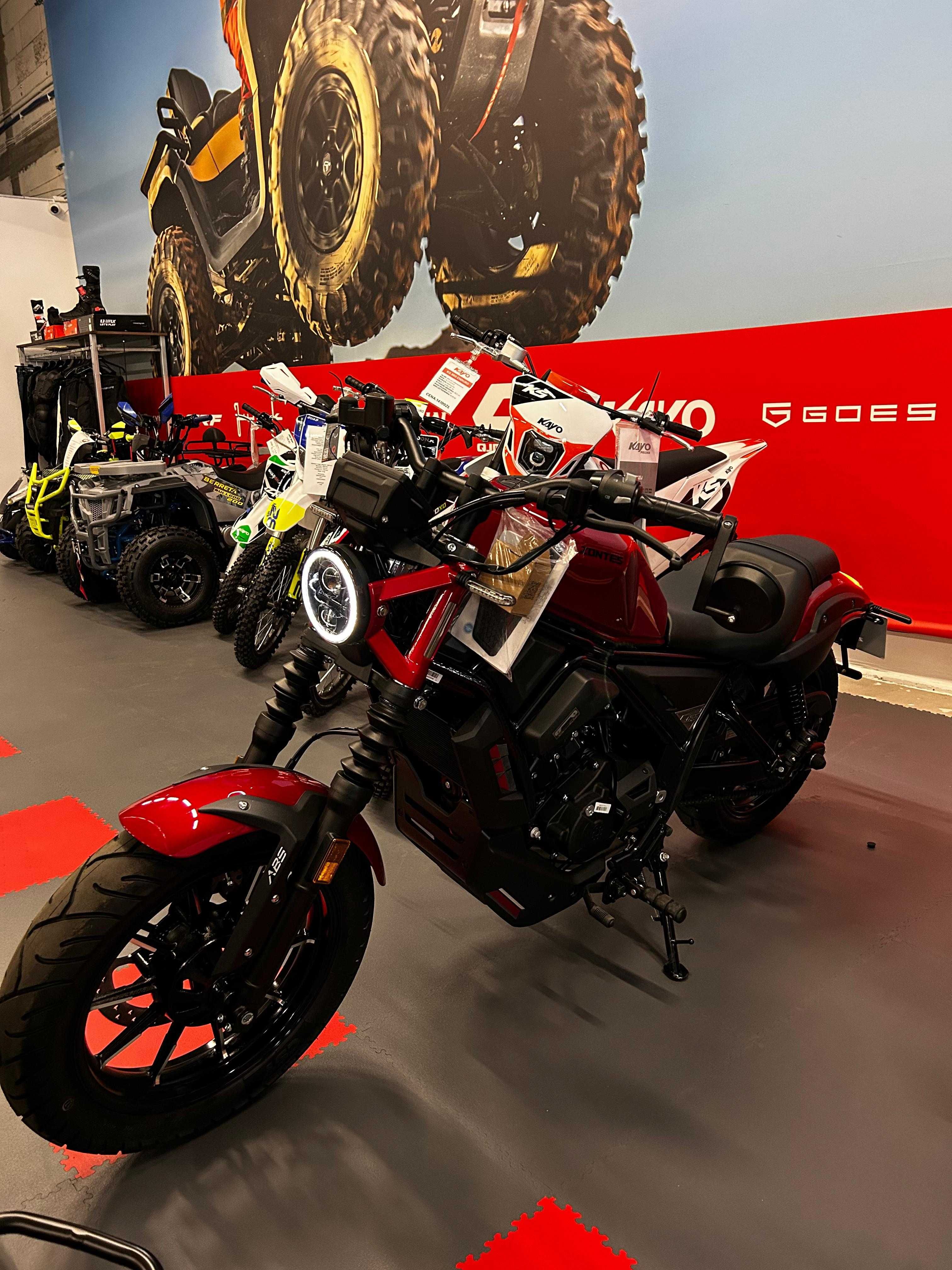 Motocykl Zontes  125 c2 ABS LED 2025 od ręki Cruiser QuadOn
