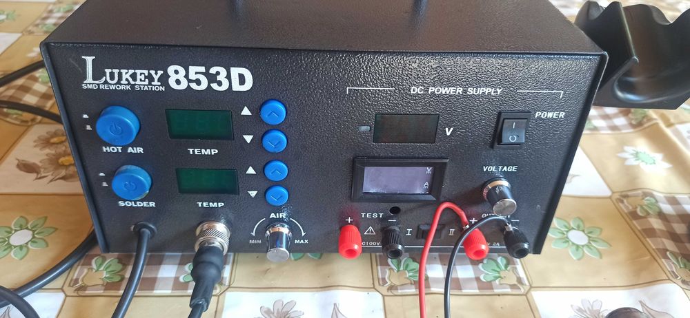 Паяльна станція 3 в 1 lukey853d