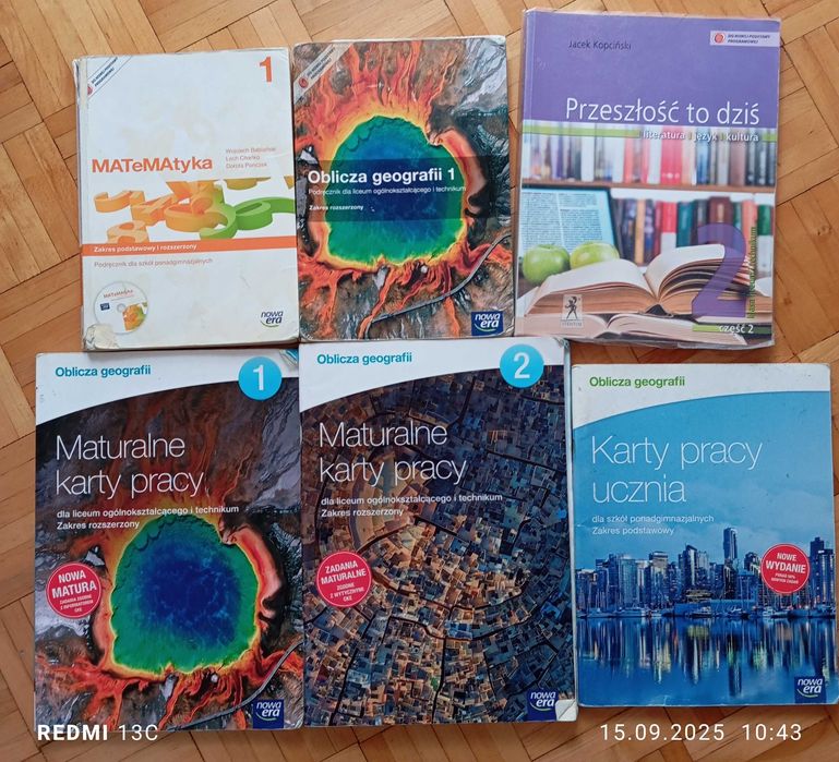 Podręczniki do liceum technikum oblicza geografii matematyka polski