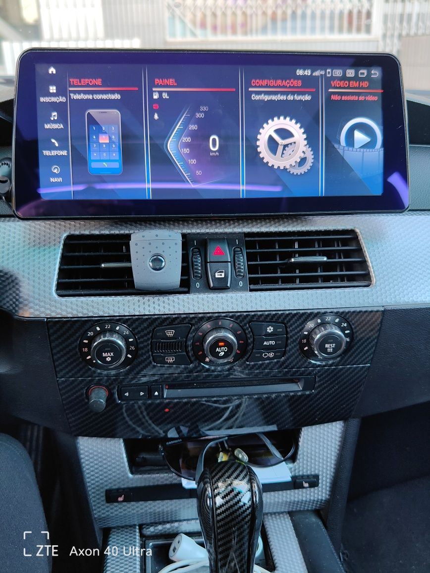 Radio android 13 snapdragon 665 8/256 12.3 polegadas  e60/e61