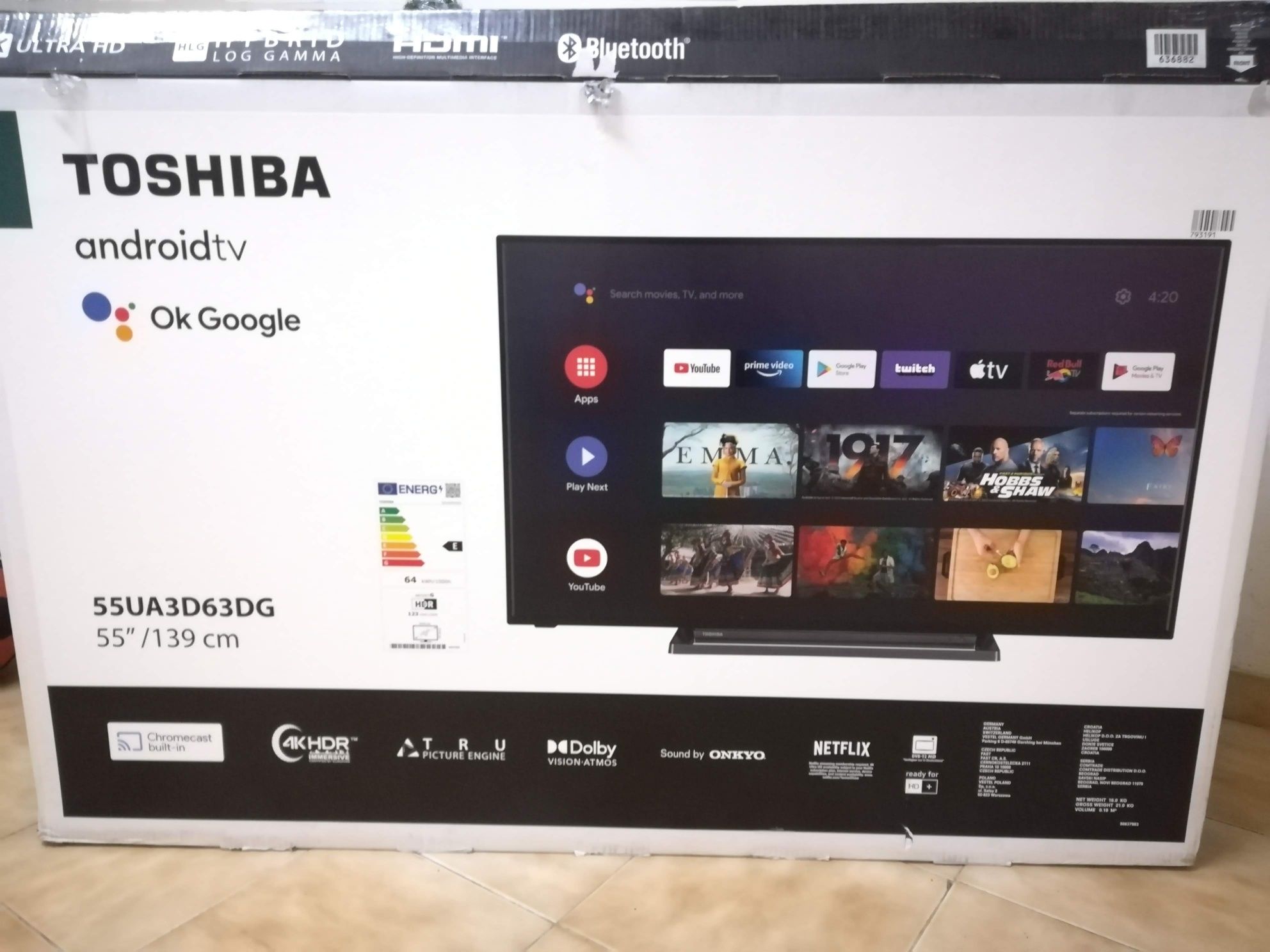 Smart TV android Toshiba 55