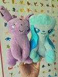Espeon i Glaceon maskotki pluszaki pokemon