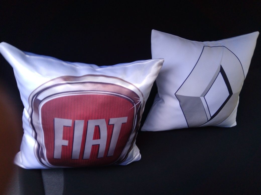 Подушки с логотипом RENAULT,  FIAT