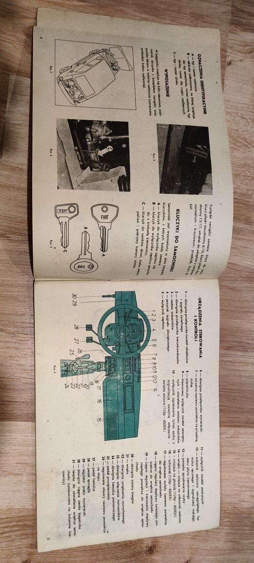 PRL Instrukcja obsługi  Polski Fiat 126p