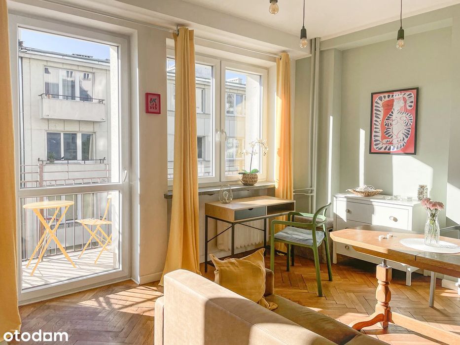 B.jasne | Marszałkowska / Hoża | balkon | centrum | bezp. | ENG