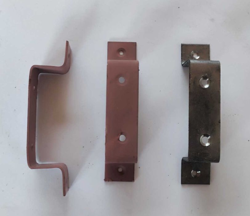 Фурнітура металева для тари, замок, петля шарнірна, ручки, кутники