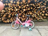 Rower Btwin Decathlon 14  różowy dziewczęcy