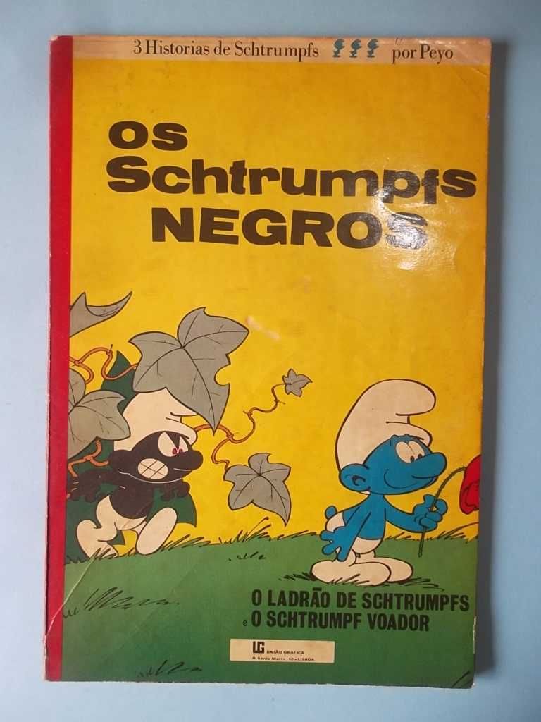União Gráfica Ed. : 5 álbuns Kim Kebranoz, João e Pirolito, Schtrumpfs