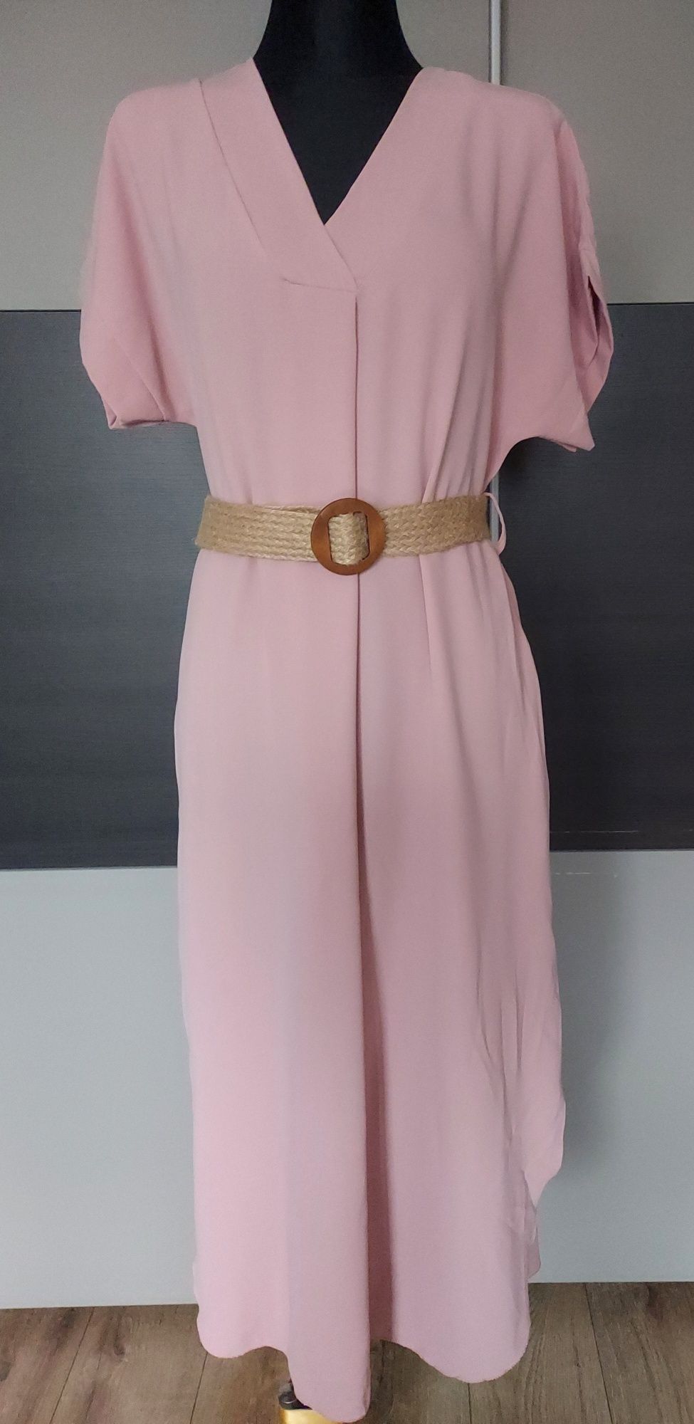 Nowa luźna sukienka midi szmizjerka New Collection  uni