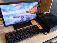 Komputer PC Fujitsu esprimo e520 e85+ dtl2, monitor, klawiatura, mysz