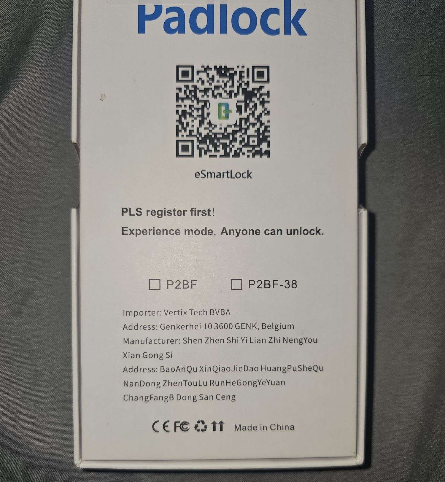 Eseesmart Kłódka na odcisk palca 22cm