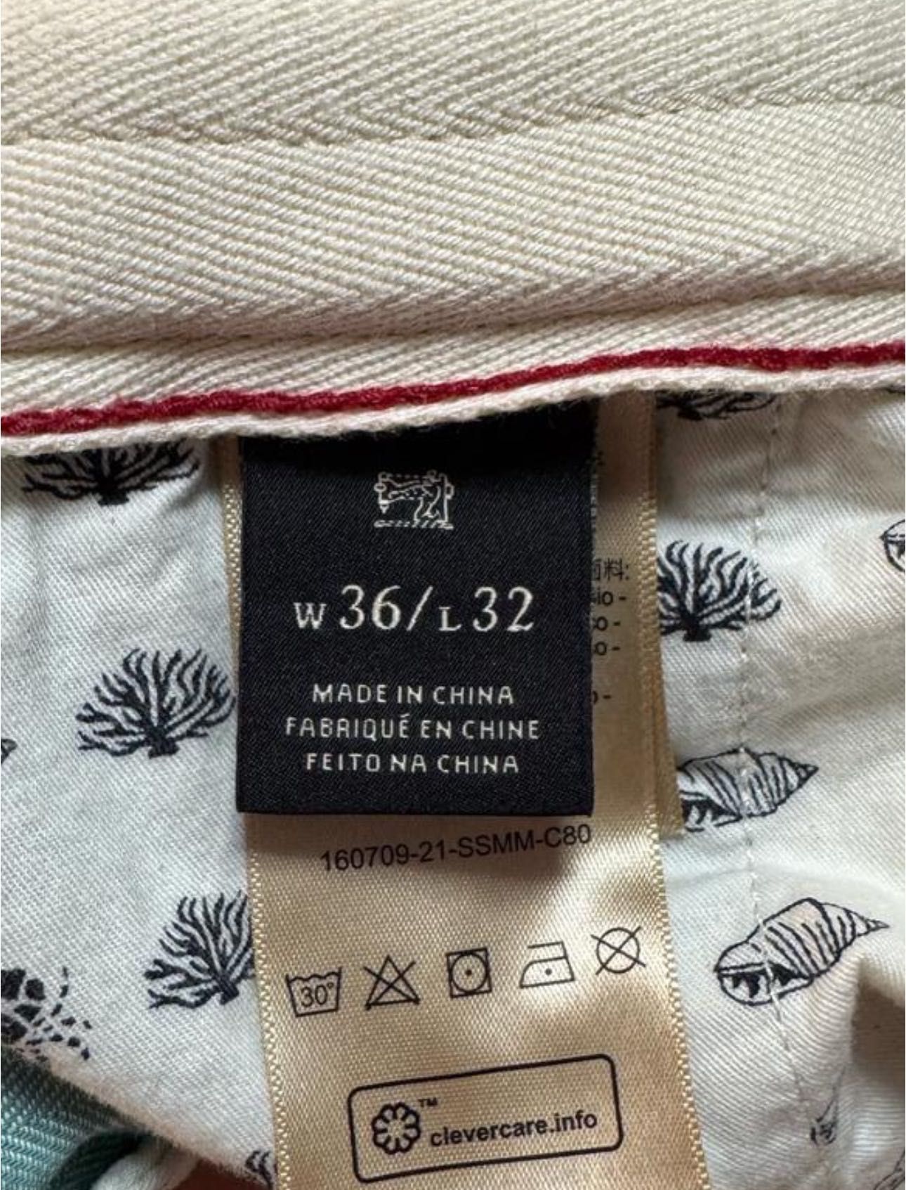 Брюки Scotch & Soda (коттон/лён).