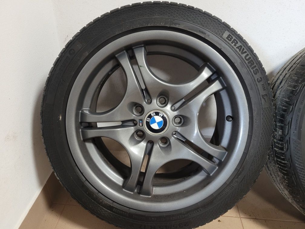 Koła letnie, alufelgi BMW 225/45/17, lato Bridgestone, kompet 4szt.