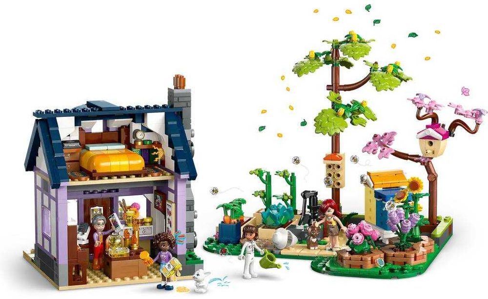 42669 - lego friends - dom pszczelarzy i kwiatowy ogród;