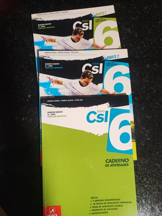 Dossiê do Professor "NOVO CSI 6", do 6.º ano de Ciências Naturais.