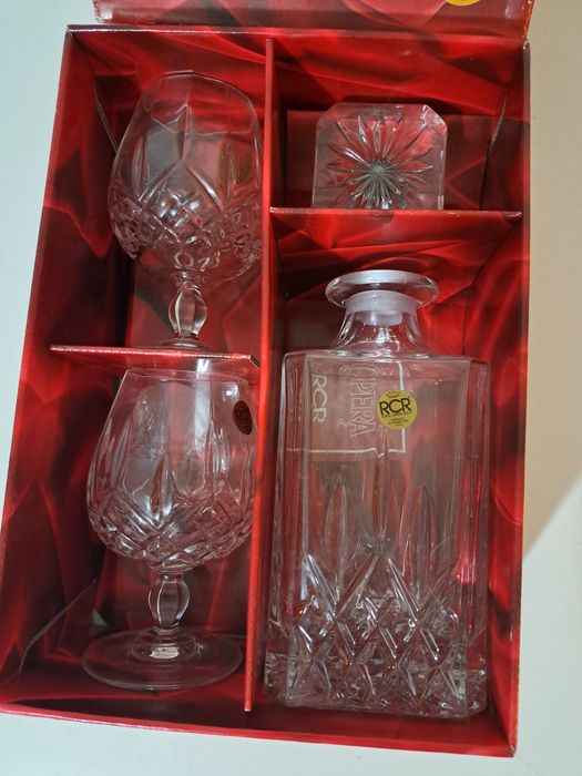 Conjunto whisky em cristal