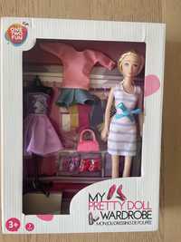 Nowa lalka w stylu Barbie moda fashion ubranka modelka