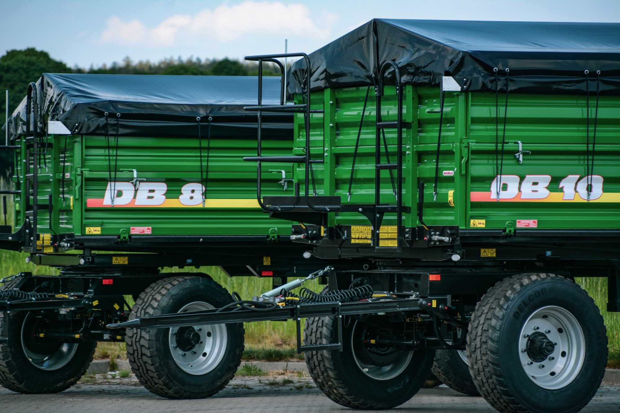 Przyczepa rolnicza wywrotka METAL-TECH DB 8 Ton 10 Ton PLANDEKA GRATIS